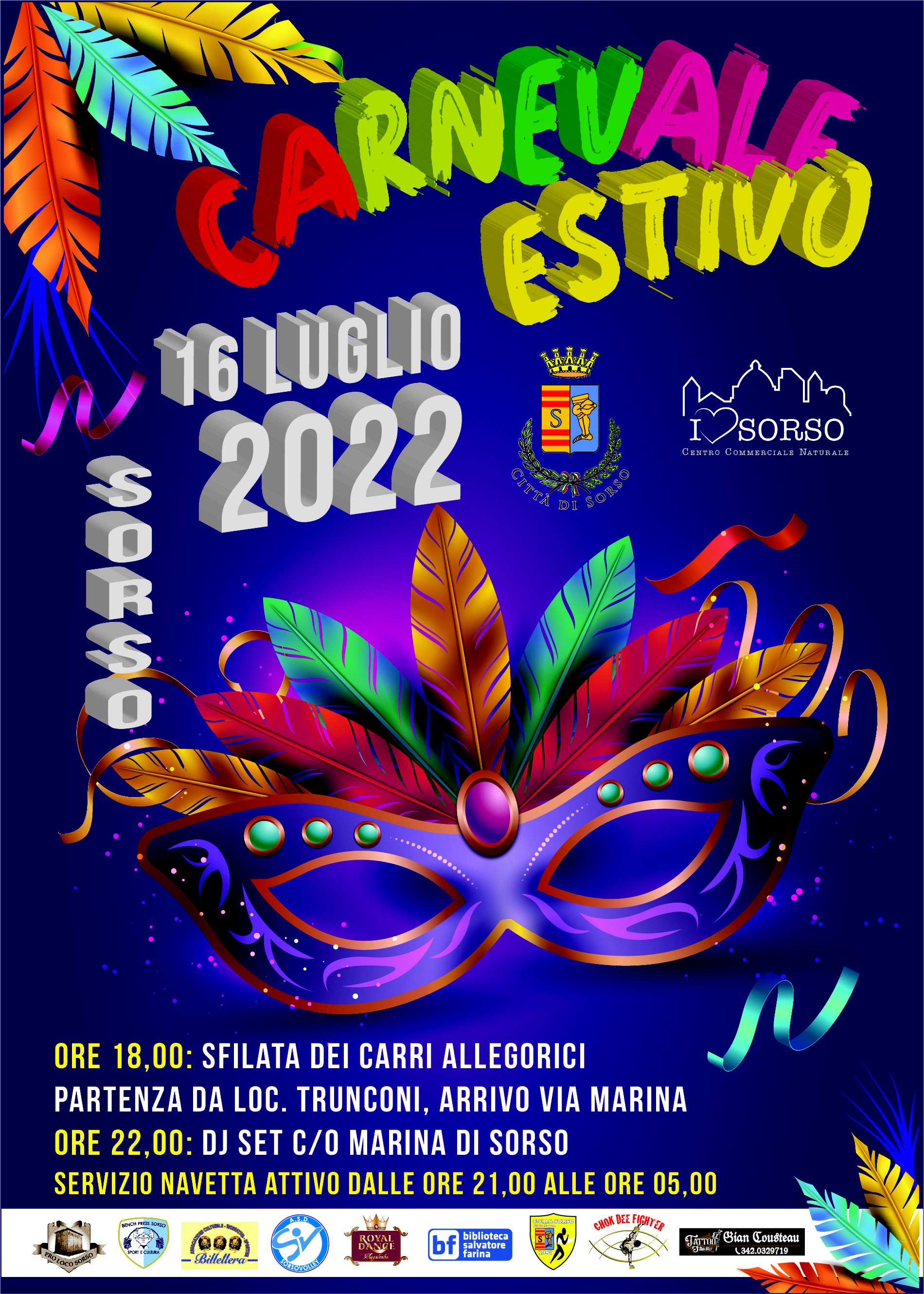 Locandina Carnevale Estivo 2022 2