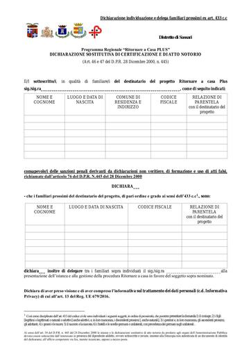 4  DICHIARAZIONE SOSTITUTIVA individuazione e delega familiari prossimi ex art 433 Sassari 2023 2024